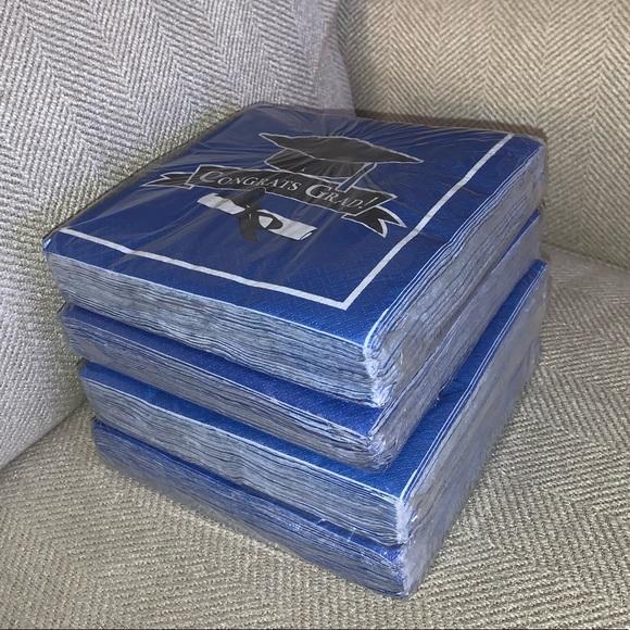 NWT blue school graduation party napkins 🎓 - Picture 11 of 11